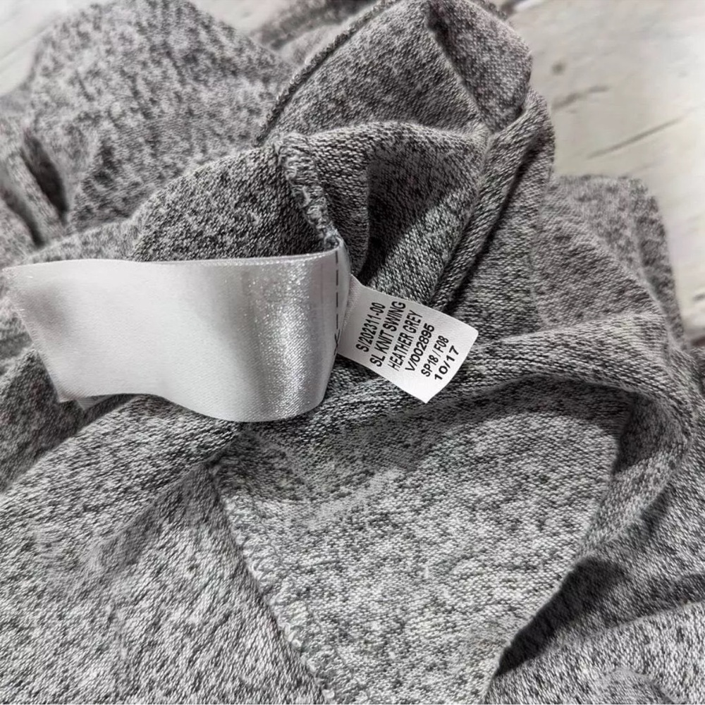Plush-Knit Sleeveless Swing Dres gray SMALL OLD NAY - Picture 10 of 10